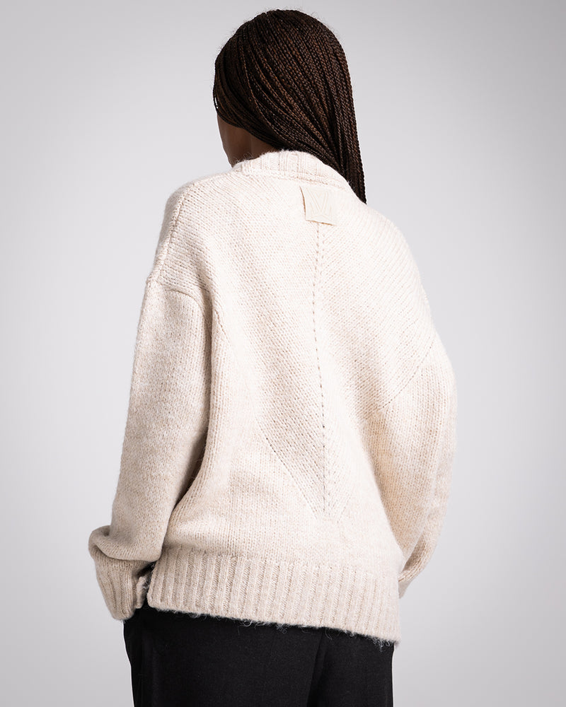 MONTE KNIT CARDIGAN BEIGE