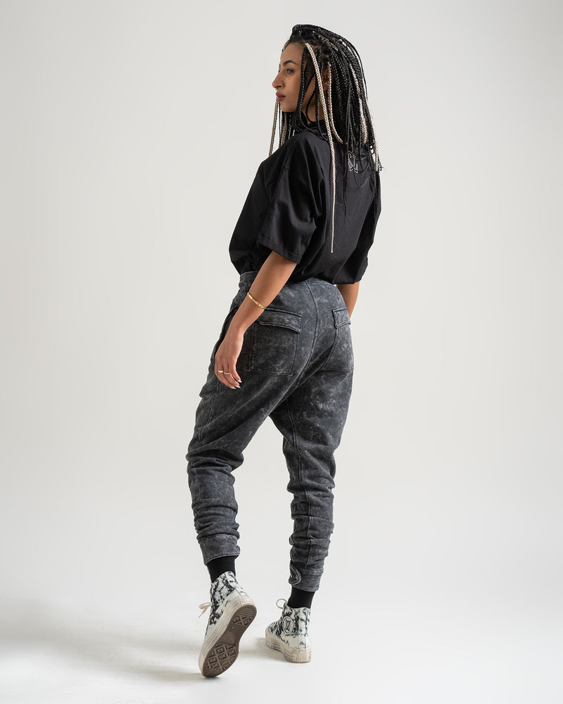 LINA SWEATPANTS BLACK ACID